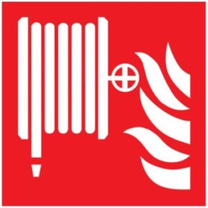 Fire-hose-reel-located-here-sign